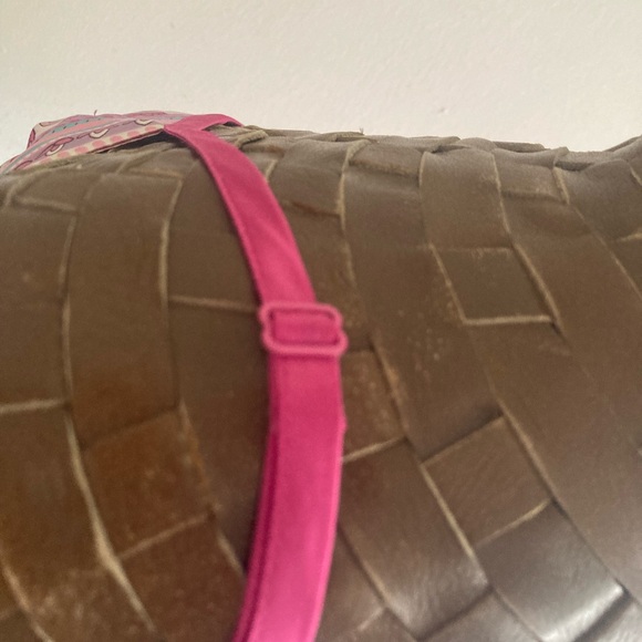 Guess Satin Summer Dress Pink/Blue Multicolour Size Medium. - Picture 7 of 10